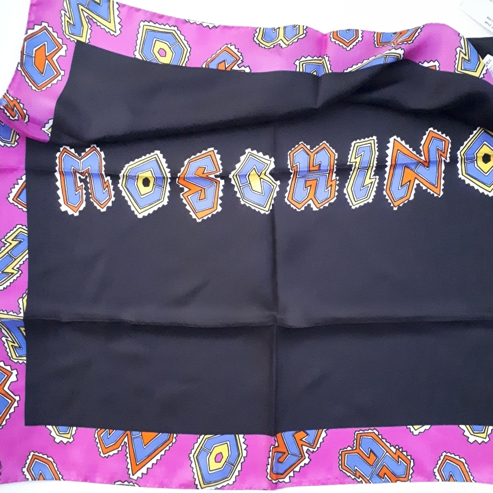 Moschino | Printed Silk Scarf